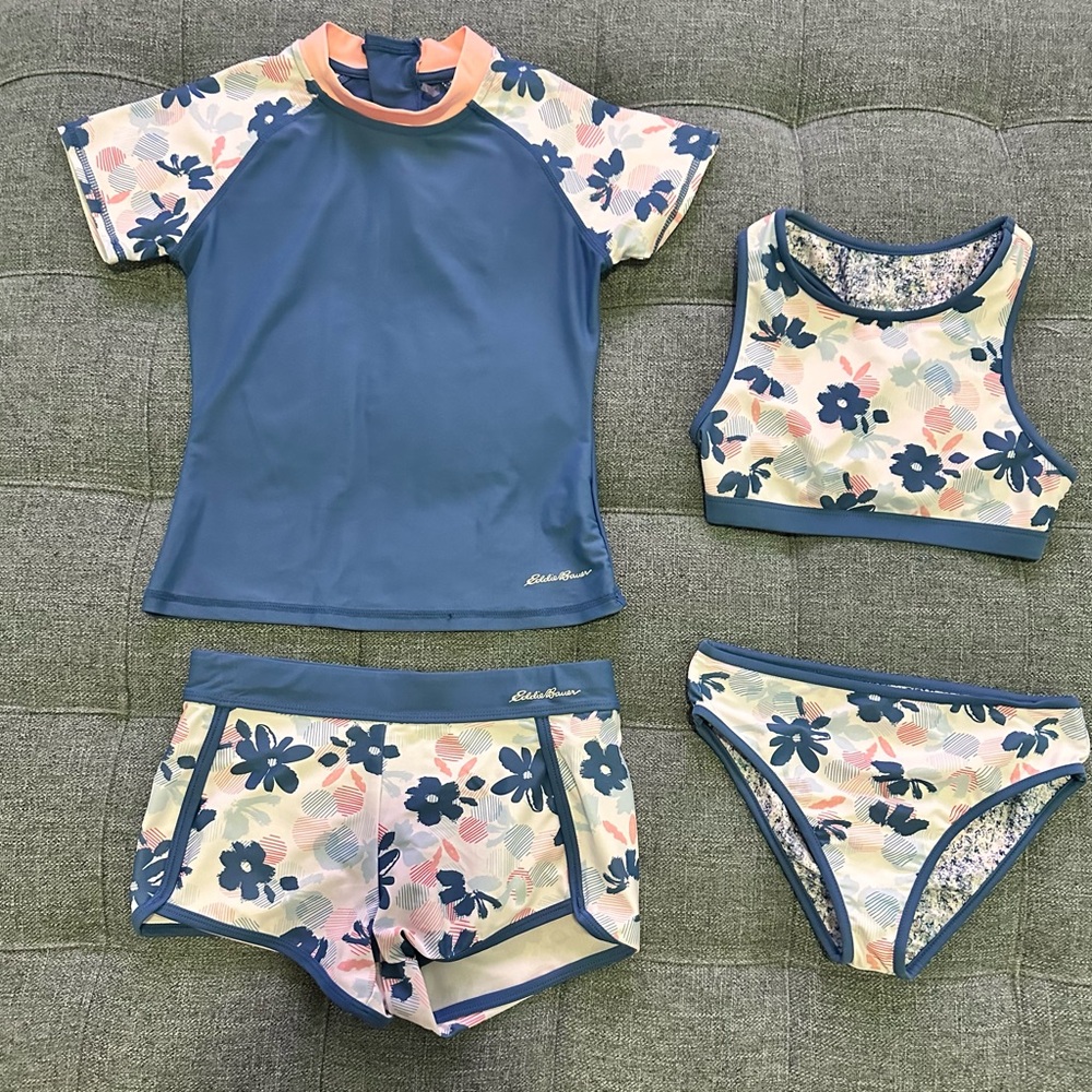 Eddie Bauer girl’s bathing suit set